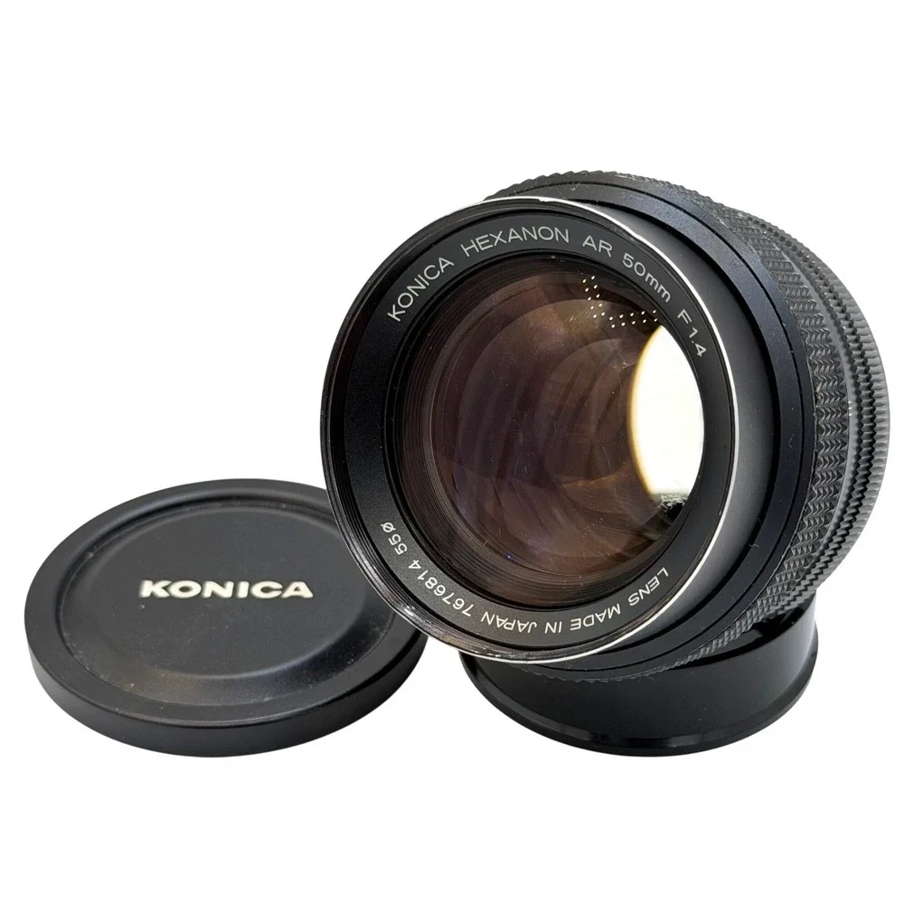 Konica Hexanon AR 50mm f1.4 Vintage Prime Lens for Repair Fungus Haze Japan